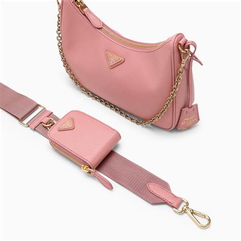 borsa prada tracolla rosa|borse a spalla prada.